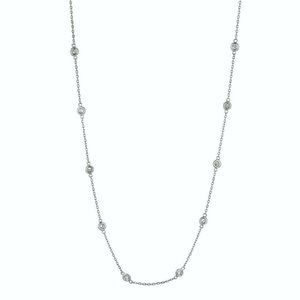 0.33 Carat Diamond by the Yard Necklace 20''